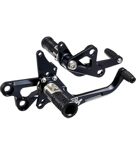 SR400 YAMAHA ヤマハ リアブレーキアームセットブラック SRカスタムパーツ【 SR400 / SR500 リアブレーキアーム（CNC削り