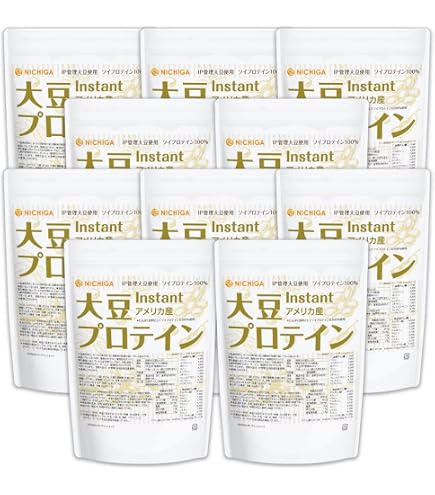 Amazon | ソイプロテイン 10kg 箱プロテイン 無添加無加工 SOY PROTEIN 