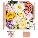 ソープフラワー ギフト 人気 誕生日プレゼント 開店祝い 母の日 父の日 敬老の日 バレンタイン 石鹼花 石鹼フラワー 花束 お祝い 造花 バラ ボックス ラッピング 卒業式 クリスマス 結婚記念日 彼女 送別会 退職感謝 お礼手提げ付き