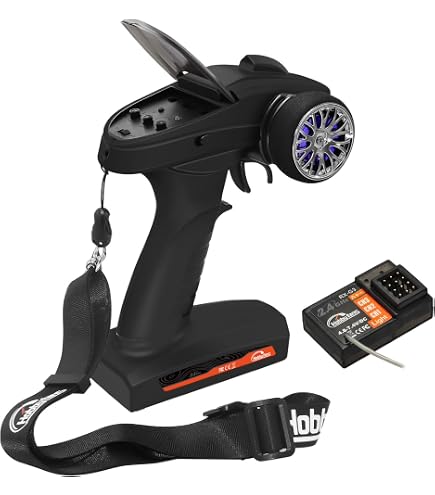 Kyosho PERFEX KT-18 ASF 2.4GHz Transmitter for Mini-Z Racer, Black