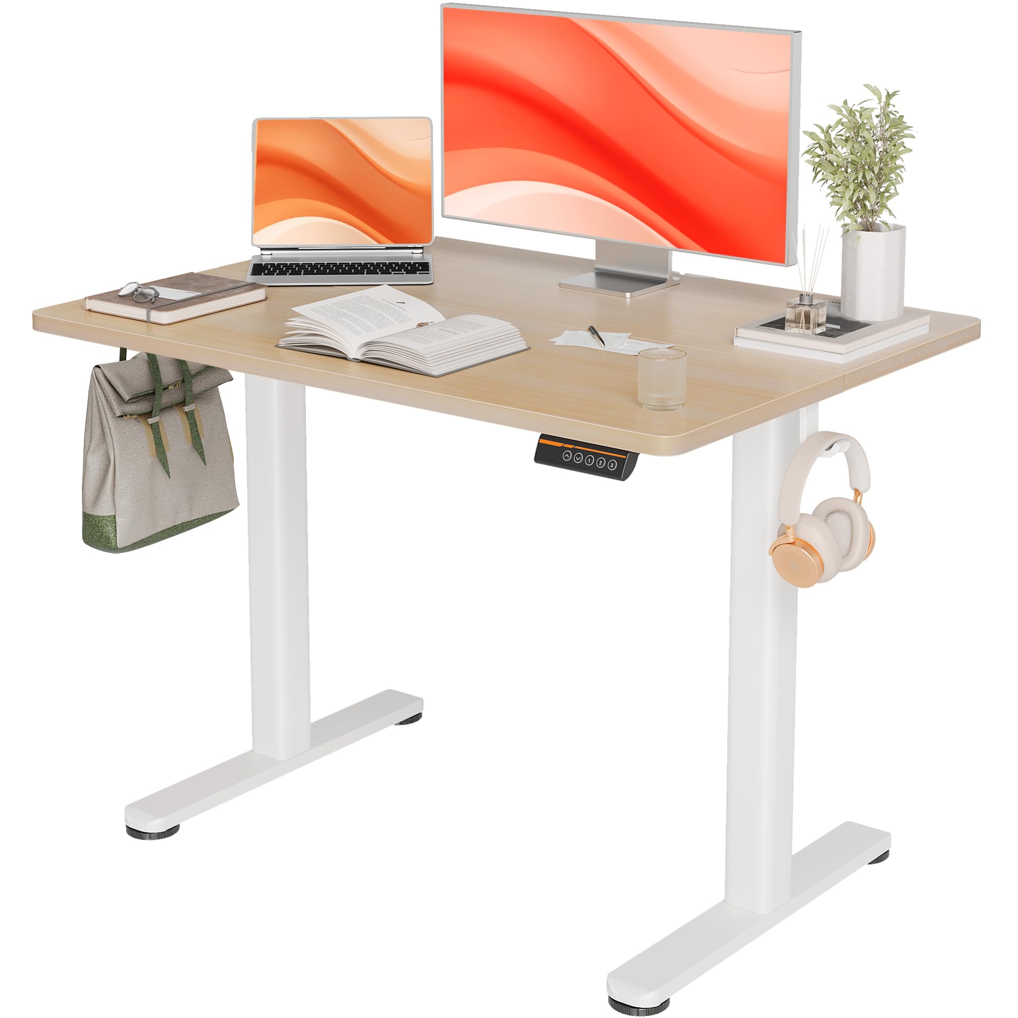 【ブラックフライデー】【43%OFF】【5,357円】 Claiks 電動昇降デスク スタンディングデスク 【送料無料】