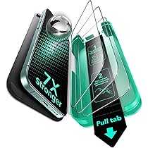 iPhone16Pro/128GB/SIMフリー【ESRフィルムセット】 ESR 3 Pack For iPhone 16 Pro Tempered Glass Full Screen Protector