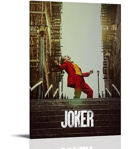 Amazon.co.jp: 【フレーム付-黒-】 映画ポスター ジョーカー