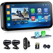 Amazon.co.jp: ATOVANKA 6.25 バイク用ドライブレコーダー Carplay