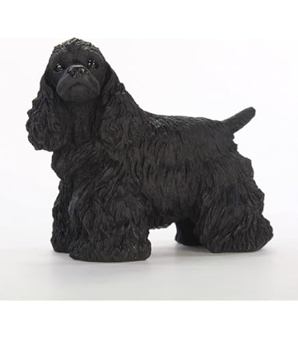 コッカー・スパニエル　犬の置物　インテリア　オブジェ　ディスプレイ　陶器製？ コッカー・スパニエル 犬の置物 インテリア オブジェ