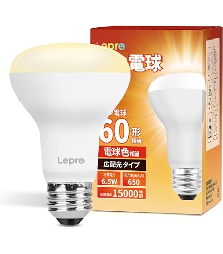Amazon | 東芝 レフランプ屋内用(省エネタイプ)60W形 RF110V57WM 
