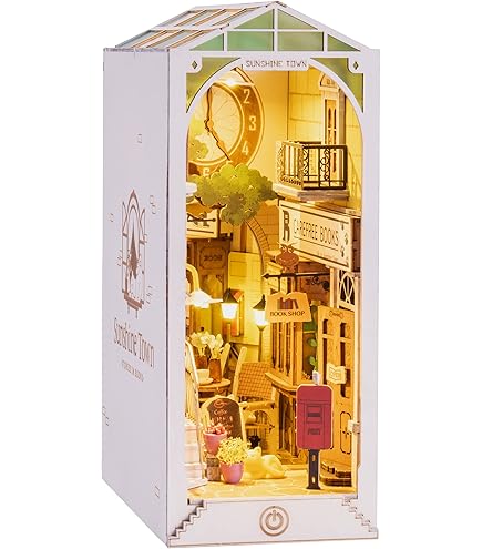 Amazon | つくるんです® 日本語説明書付 3D ウッドパズル ブックヌック