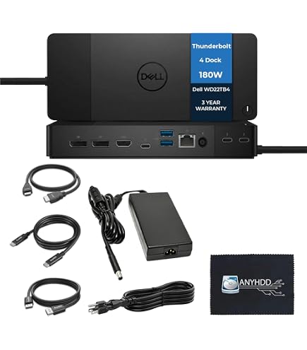 DELL ドッキングステーション ACアダプター付 WD22TB4 Amazon.co.jp: WD22TB4 Dell Thunderbolt 4 ドック 40Gbps USB-C/USB-A