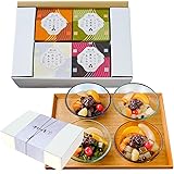 【フルーツあんみつ4個セット】伊豆河童 スイーツ（黒蜜×1 白蜜×1 お抹茶×1 ほうじ茶×1 ）箱入り 食物繊維も豊富 お菓子 喜ばれるギフト