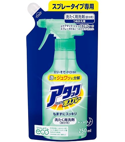 Amazon.co.jp: アタックシュッと泡スプレー つめかえ用 250ml