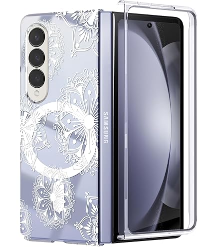Amazon.co.jp: Galaxy Z Fold4 用 ケース マグネット搭載 クリア