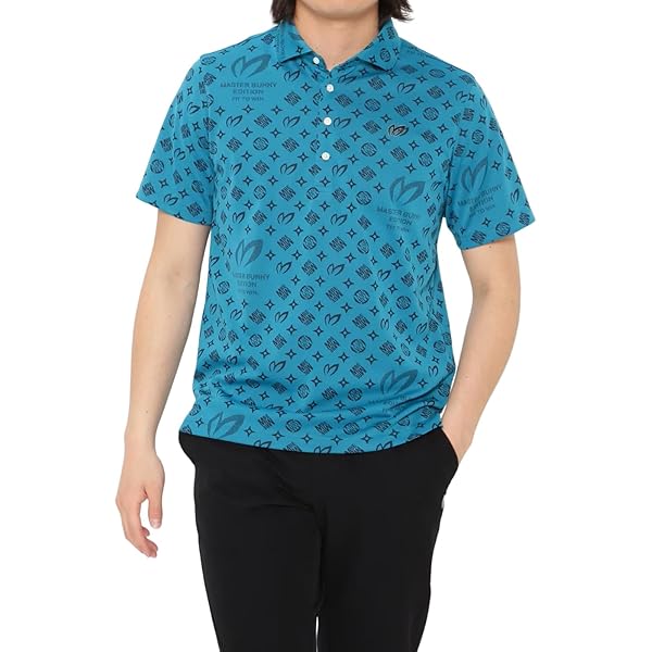 マスターバニーエディション] メンズ 半袖 ポロシャツ (キューブ