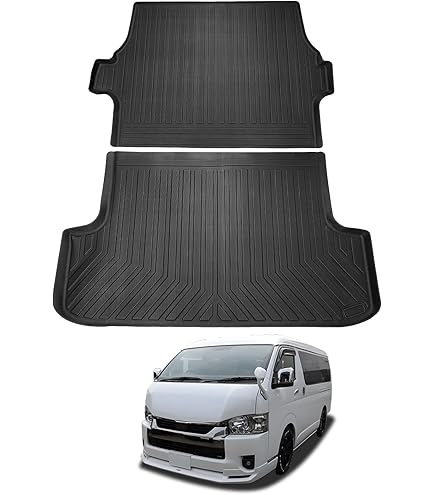 200系トヨタハイエースワゴンGLワイド用　コンプリートセット　カーゴマット 200系トヨタハイエースワゴンGLワイド用 コンプリート カーゴ