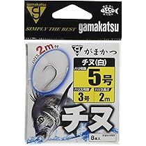 Amazon | がまかつ(Gamakatsu) 糸付 チヌ(白) 2m 6号-ハリス3