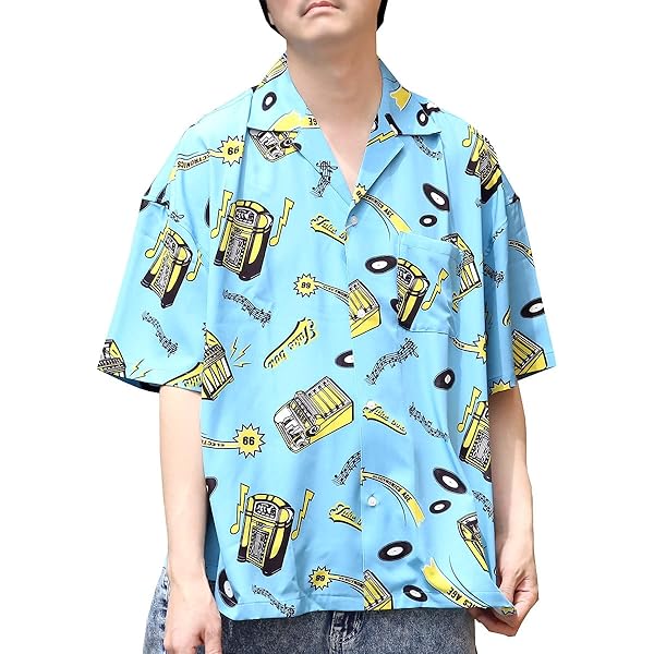 Amazon.co.jp: [ビーロマンス] メンズ 半袖 シャツ メキシカン