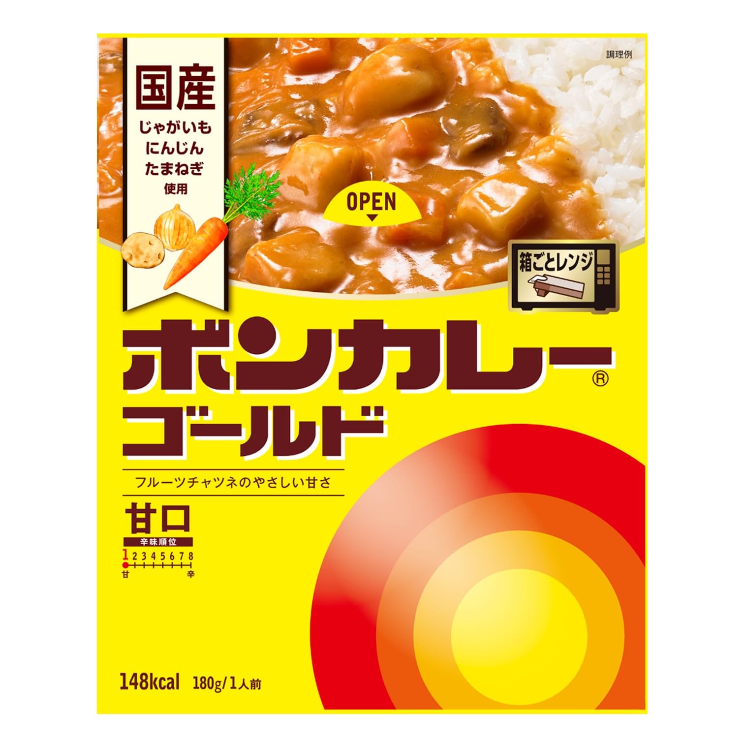 【46%OFF】【138円】 大塚食品 ボンカレー ゴールド 甘口 180g