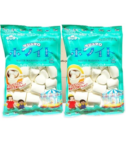 Amazon.co.jp: エイワ ホワイトマシュマロ 110g×6袋 : 食品・飲料・お酒