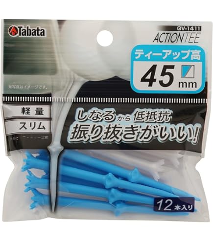 (未使用･未開封品)　Tabata(タバタ) ゴルフ ティー 段 プラスチックティー 34mm 段付き リフトティーソフト レギュラー 5本入 パールブルー GV0447 PBL GV-0447 sdt40b8 Amazon | Tabata(タバタ) ゴルフ ティー 段 プラスチックティー