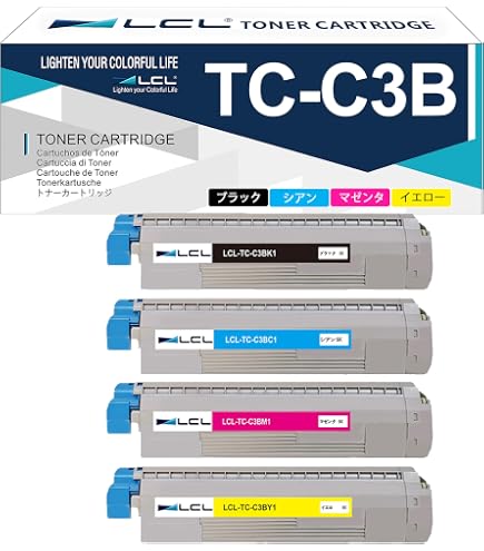 Amazon.co.jp: OKI 沖データ用 TC-C3B1 4色セット リサイクルトナー