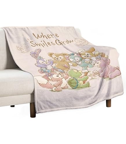 Amazon｜ダッフィー フレンズ リーナベル 毛布 ブランケット 冬用 夏用