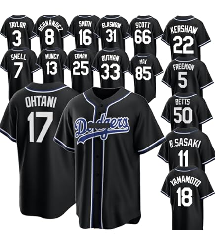 ドジャース 大谷翔平 17 ユニフォーム M 黒 ドジャース 大谷翔平 17 ユニフォーム M 黒 MLB 大谷翔平 ブラック