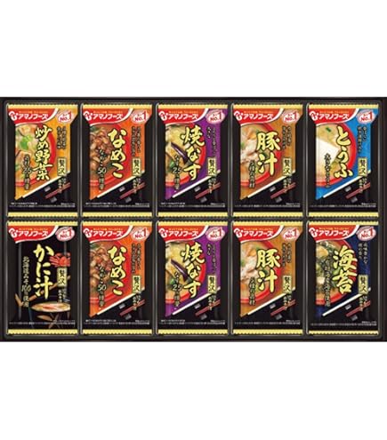 Amazon.co.jp: アマノフーズ おみそ汁贅沢ギフト300Z : 食品・飲料・お酒