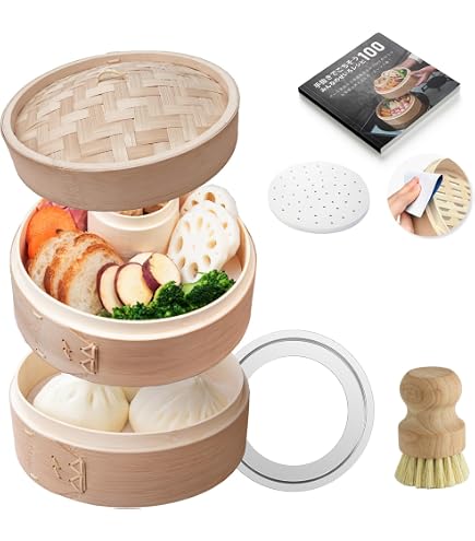 Amazon | Ocrasi せいろ フタ 21cm O'MUSUロゴ付き | Ocrasi | 蒸し器