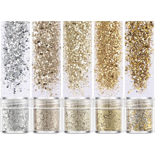 Amazon | 【jewel】グリッター ラメパウダー 12色 たっぷり2g
