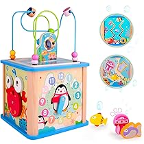 rolimate Activity Cube Wooden Activity 
