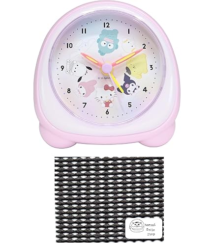 Amazon.co.jp: サンリオ 目覚まし時計 アナログ 置き時計 連続秒針