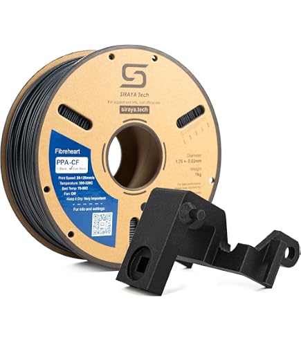Amazon.co.jp: QIDI TECH UltraPA-CF25 炭素繊維ナイロン 1.75mm 1kg