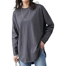 Amazon | [ピエロ] ロングスリーブ Tシャツ レディース コットン