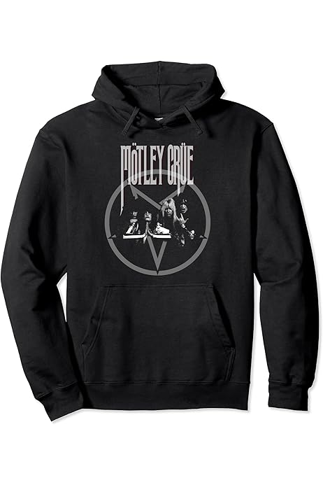 Amazon.co.jp: Mötley Crüe – The Dirt Pentagram Crest パーカー 
