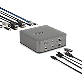 StarTech Thunderbolt 5ドッキングステーション 3画面出力 4K 144Hz 140W 215N-TB5USB4DOCK | SD・mSDカードリーダー、LAN対応。USB4互換・ドライバー不要、Windows 11/macOS対