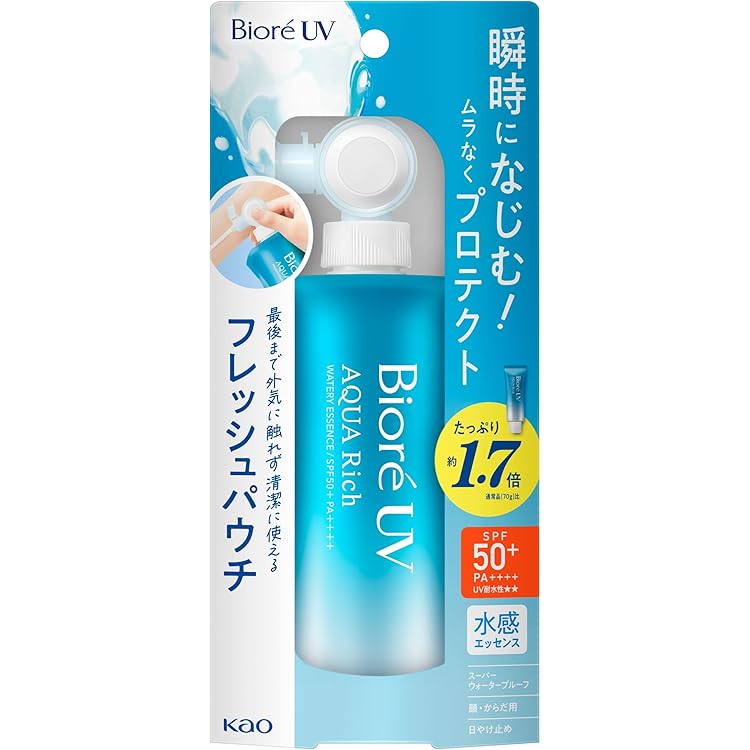 Amazon.co.jp: ビオレUV アクアリッチ 呼吸感ベール 70g 花王