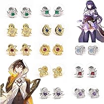 【原神】ディルック　オリジナルキャラピアス 原神】ディルックオリジナルキャラピアス
