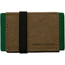 ANDERS & KOMISCH ミニ財布 ブラウン ドイツのマーケットで出会った！ビーガンレザーの小さなミニマル