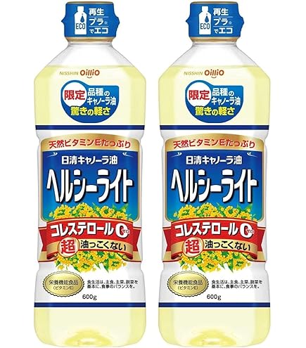 Amazon.co.jp: 日清 キャノーラ油（コレステロール0ゼロ）1000g × 2本