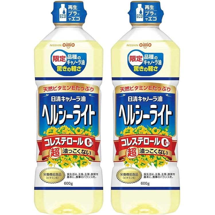 Amazon | 日清オイリオ 日清ヘルシーベジオイル 600g×2個 | 日清