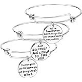 Pack of 3 Inspirational Bangle Bracelets, Inspirational Gifts, Inspirational Jewelry, Women Bangles