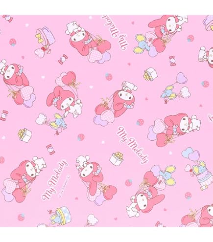 希少　Sanrio マイメロディ＆キキララ　派手ピンク/夢かわ 生地セット 希少 Sanrio マイメロディ＆キキララ 派手ピンク/夢かわ 生地
