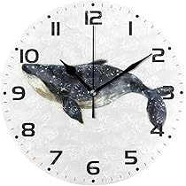 値下げ‼︎壁掛け時計　ザトウクジラ親子掛け時計 値下げ‼︎壁掛け時計 ザトウクジラ親子掛け時計