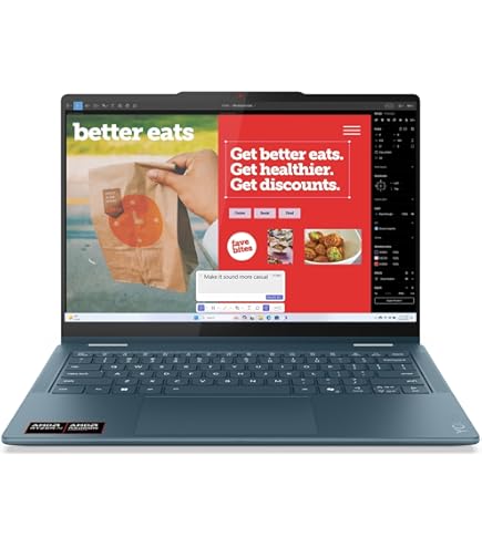 Lenovo Yoga Slim 7i AI Laptop, 14 Inch WUXGA 1920 x 1200 OLED