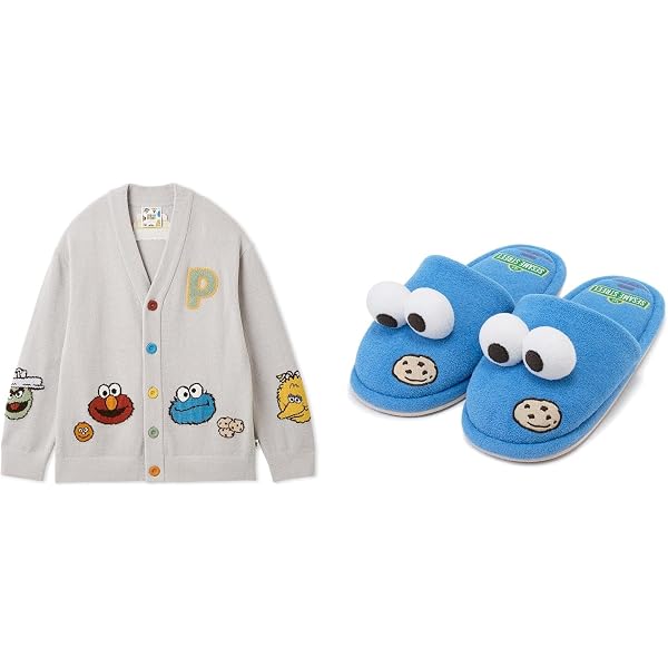Amazon | [ジェラート ピケ] 【SESAME STREET】エアリーモコアップリケ