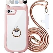 iPhoneアクセサリー iPhone SE3 Amazon.co.jp: shinyle iphone se3 ケース 猫耳 クリア 耐衝撃