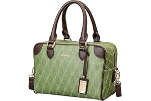 [クレリア] ボストンバッグ レディース 小さめ 軽量 2way ショルダーバッグ Belleシリーズ 【CL-28010】 (アイビーグリーン)