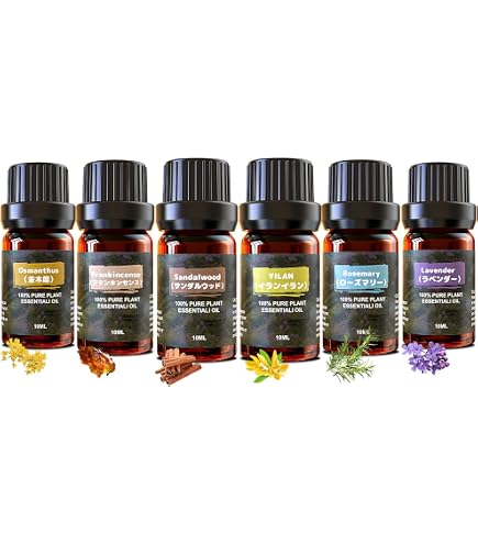 エッセンシャルオイル 5mL×10本セット Amazon | &SH オーガニック エッセンシャルオイル お試し 選べる 5ml