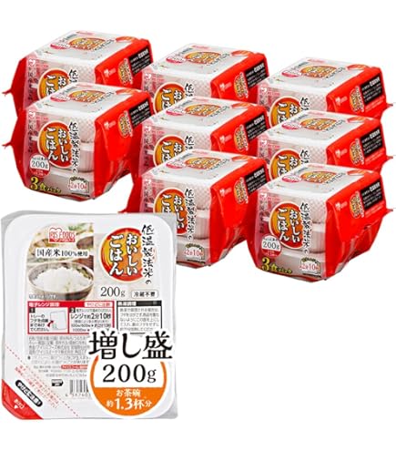 Amazon | サトウのごはん 新潟県産コシヒカリ 200g × 5食パック 【2