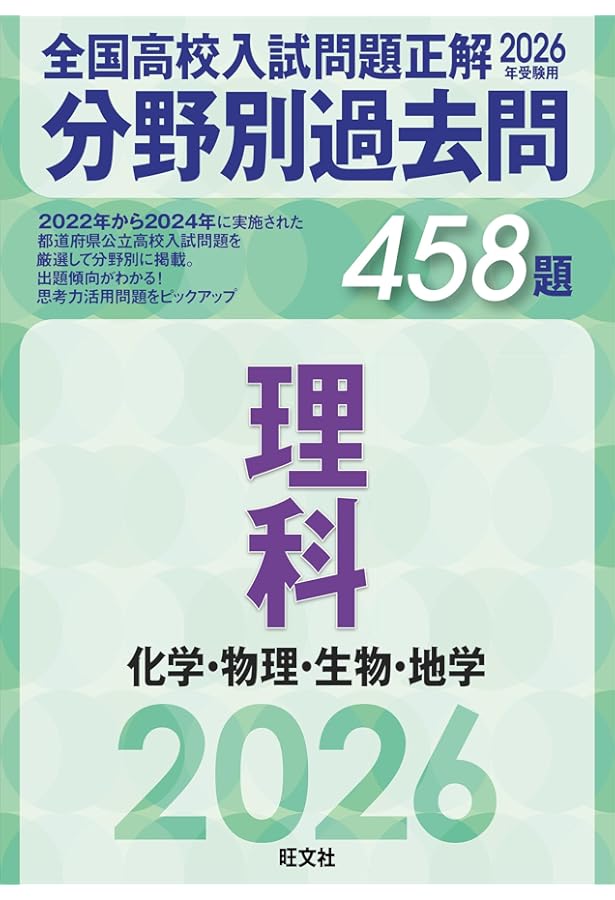 2023年受験用 全国高校入試問題正解 分野別過去問 556題 理科 化学