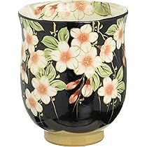 Amazon｜アイトー(Aito) 京焼 清水焼 陶あん窯 湯呑 大 しだれ桜